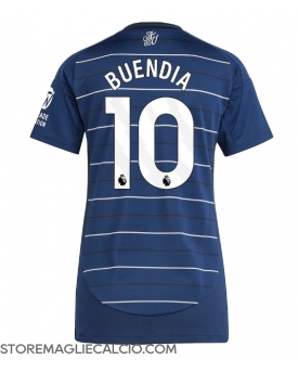 Aston Villa Emiliano Buendia #10 Maglia Gara Terza Repliche 2024-25 Donna Maniche Corte